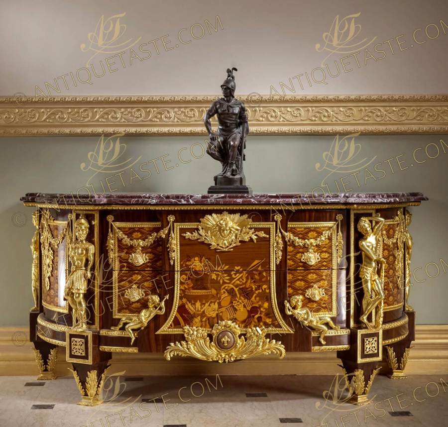 Louis XVI Jean-Henri Riesener Royal Commode, Circa 1890