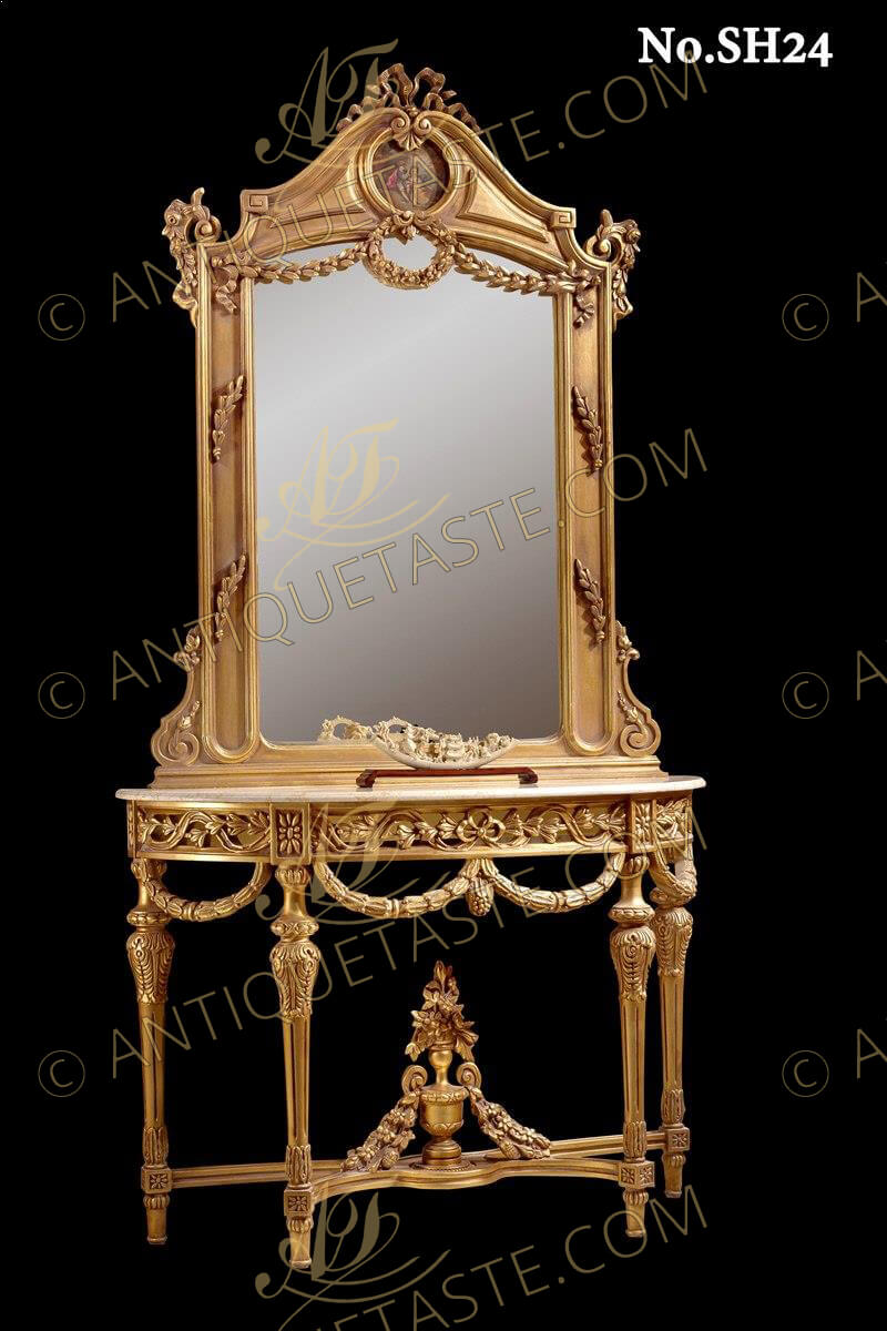 Louis XVI Console Mirror Louis XVI Console Mirror