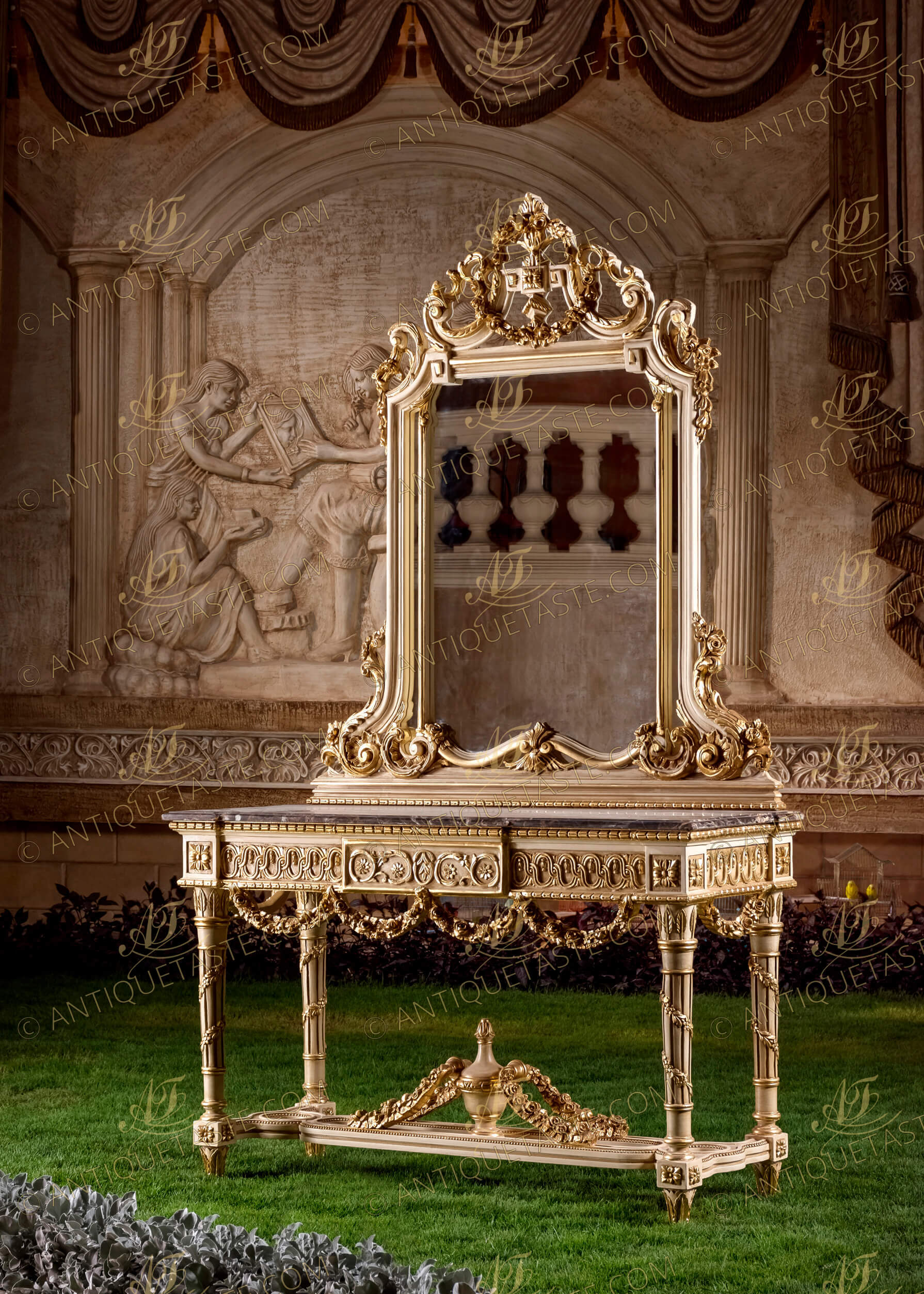 Louis XVI Console Mirror Louis XVI Console Mirror