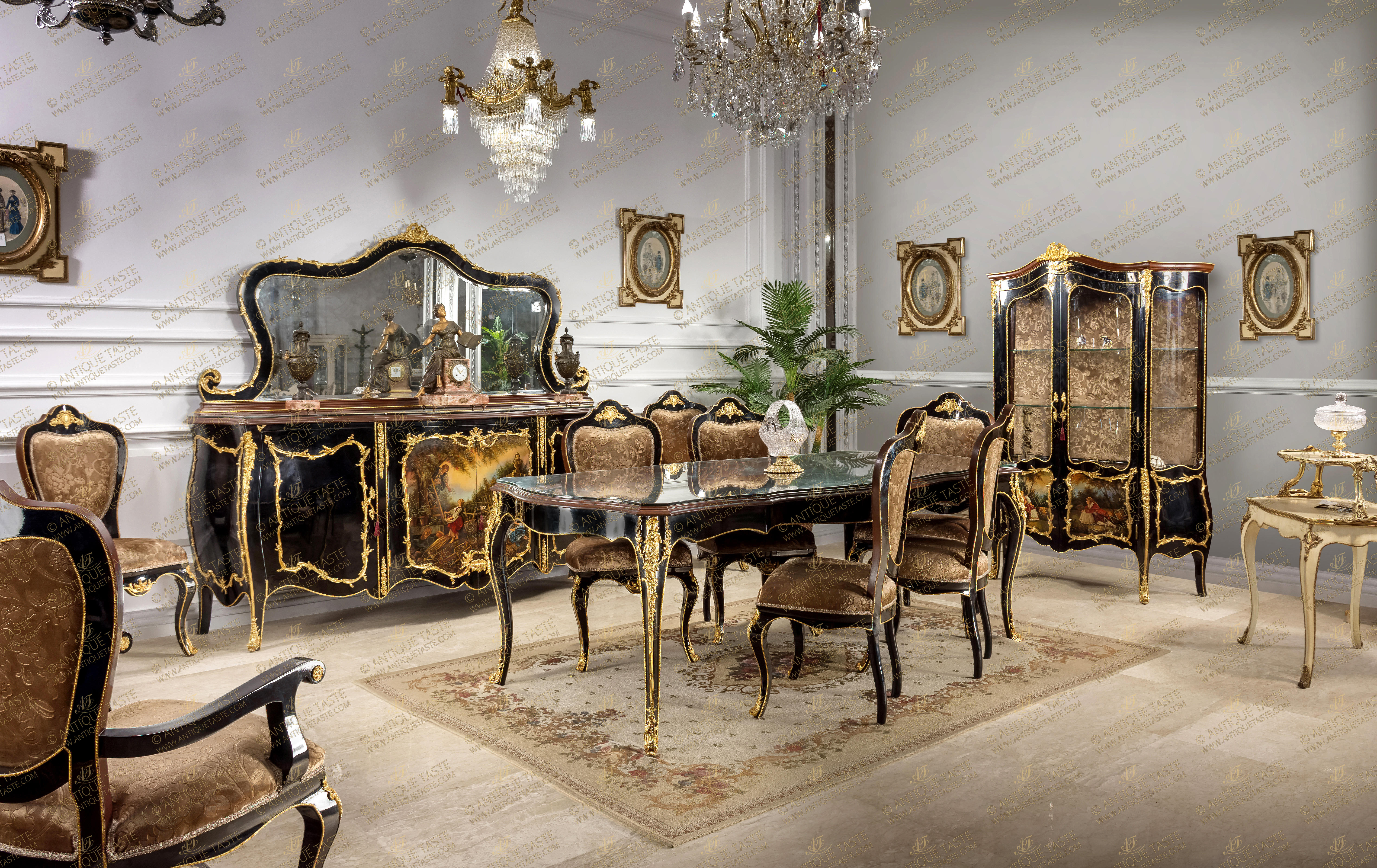 French Style Luxury Dining Room Set