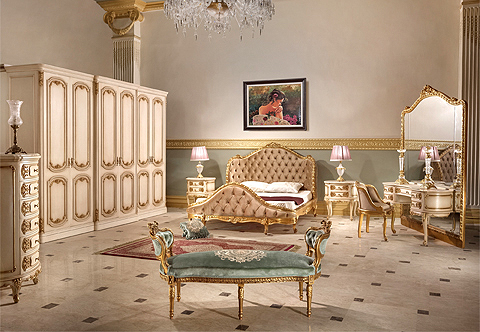 Rococo style Bedroom Set