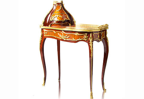 François Linke and Léon Messagé Louis XV Rococo style ormolu-mounted Ladies Desk Circa.1900-1910