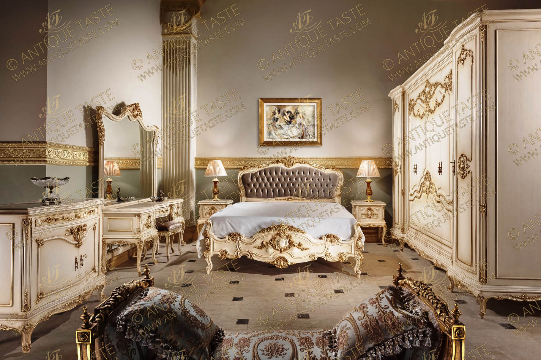 Luxurious French Style Bedrooms Set