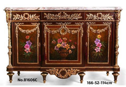 Martin Carlin Louis XVI hand painted Sideboard