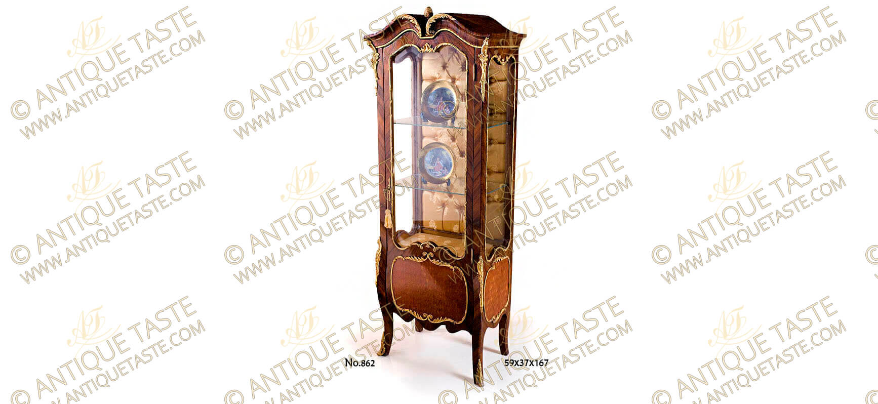 French Style Vitrine Glass Cabinet And Corner Furniture Reproductions