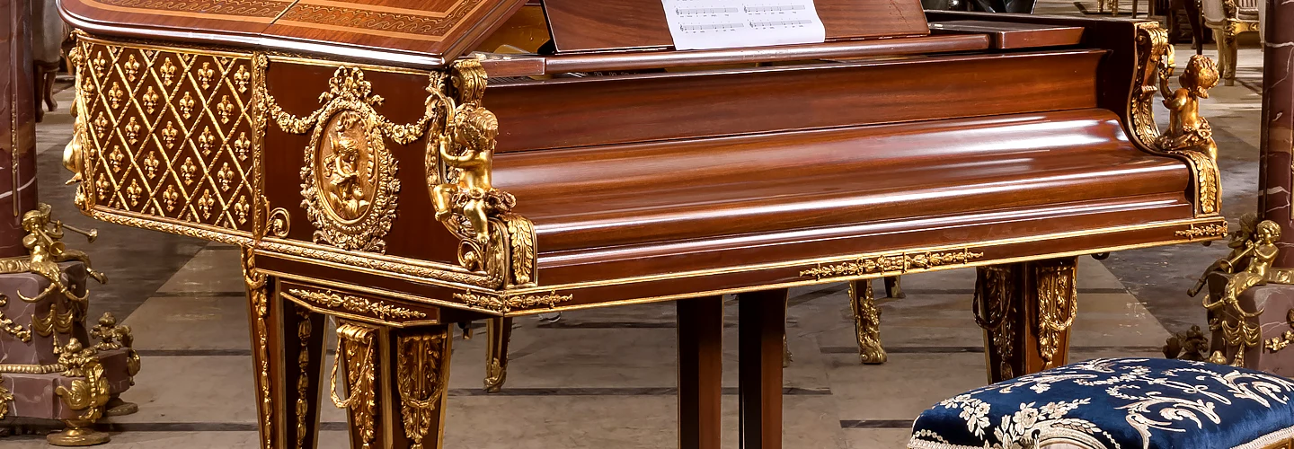 A premier destination for the acquisition of authentic French furniture reproductions, specializing in museum-grade Louis XV and XVI marqueterie.