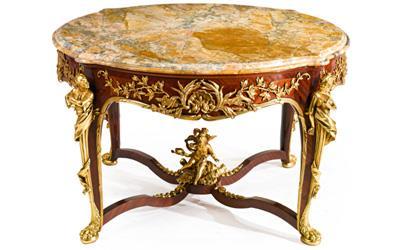 Francois Linke furniture and Leon Message ormolu