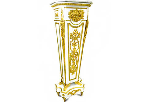 Jean-Henri Riesener Louis XVI white lacquered  Pedestal