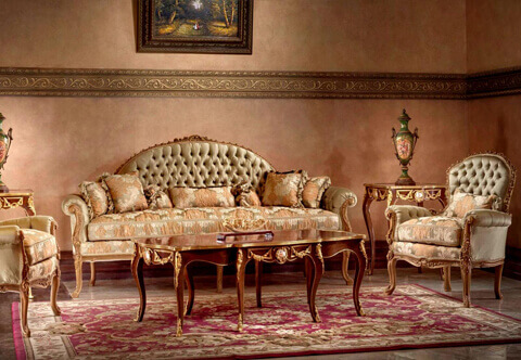 Seating antique furniture and upholstery of chair, arm chair, bergère, throne arm chairs, fauteuil, office chairs, canapé, salon sets, sofa, bar stools, banquette, gilded salon set, love seat, Biedermeier arm chair, Empire style swivel arm chair , foot stools, Mr & Mrs arm chairs, French style seating antique furniture, French style salon, Italian style seating antique furniture, Louis XV salon set, Louis XVI style sofa, living room and reception room use for luxury homes,