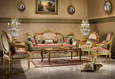 Seating antique furniture and upholstery of chair, arm chair, bergère, throne arm chairs, fauteuil, office chairs, canapé, salon sets, sofa, bar stools, banquette, gilded salon set, love seat, Biedermeier arm chair, Empire style swivel arm chair , foot stools, Mr & Mrs arm chairs, French style seating antique furniture, French style salon, Italian style seating antique furniture, Louis XV salon set, Louis XVI style sofa, living room and reception room use for luxury homes,