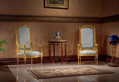 Seating antique furniture and upholstery of chair, arm chair, bergère, throne arm chairs, fauteuil, office chairs, canapé, salon sets, sofa, bar stools, banquette, gilded salon set, love seat, Biedermeier arm chair, Empire style swivel arm chair , foot stools, Mr & Mrs arm chairs, French style seating antique furniture, French style salon, Italian style seating antique furniture, Louis XV salon set, Louis XVI style sofa, living room and reception room use for luxury homes,