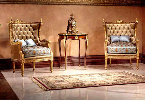 Seating antique furniture and upholstery of chair, arm chair, bergère, throne arm chairs, fauteuil, office chairs, canapé, salon sets, sofa, bar stools, banquette, gilded salon set, love seat, Biedermeier arm chair, Empire style swivel arm chair , foot stools, Mr & Mrs arm chairs, French style seating antique furniture, French style salon, Italian style seating antique furniture, Louis XV salon set, Louis XVI style sofa, living room and reception room use for luxury homes,