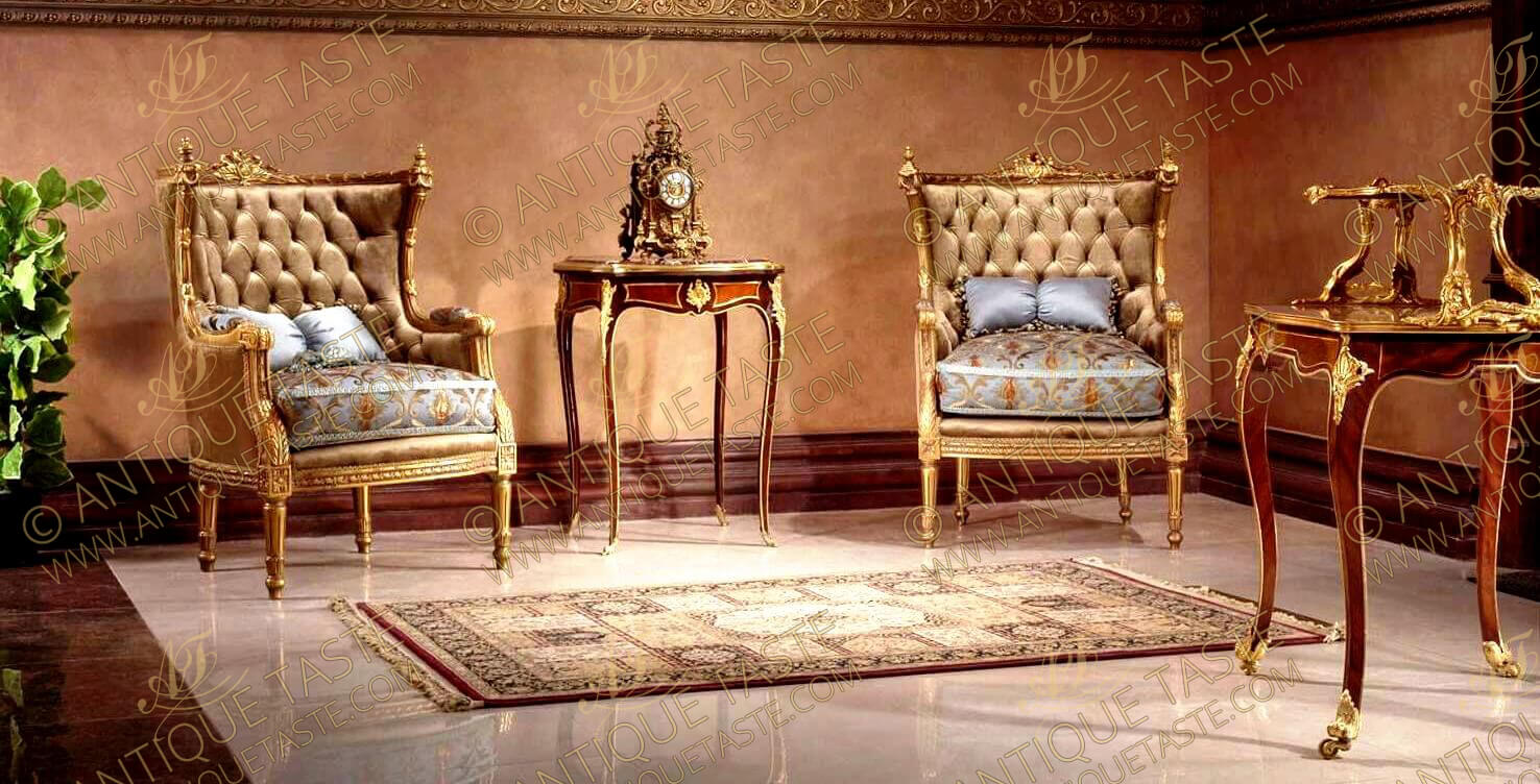 Louis XV Arm Chair, Louis XVI Fauteuil