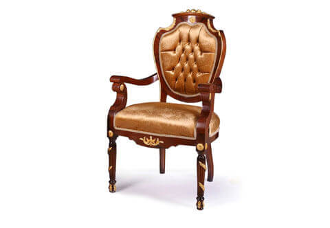 Francesco Molon Louis XV Dining Arm Chairs, 66% Off