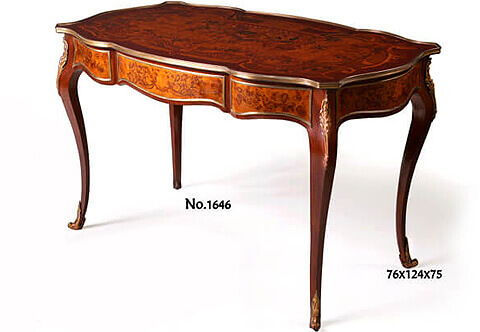 Joseph-Émmanuel Zwiener louis xv style marquetry lady's writing table