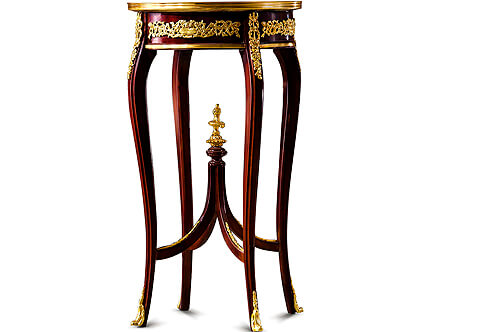 French Louis XV style gilt-ormolu-mounted Guéridon after the model by François Linke