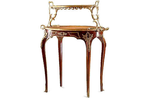 Paul Sormani Napoleon III Style ormolu-mounted Ovoid Tea Table