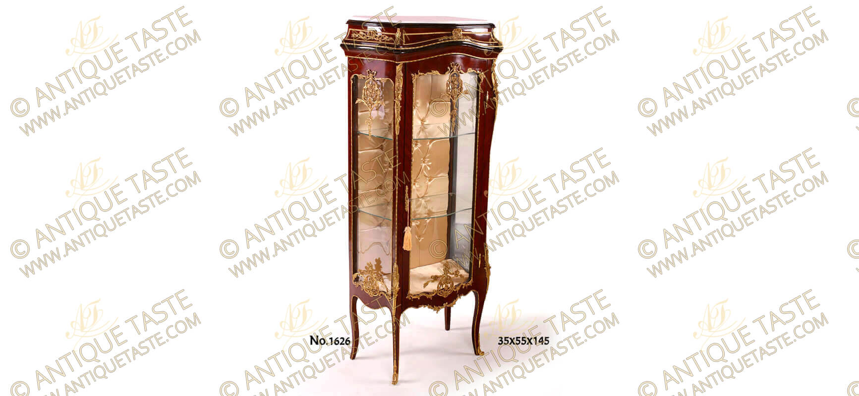 French style Vitrine, Louis XV Display Cabinet, Louis XVI Corner Furniture  Reproductions