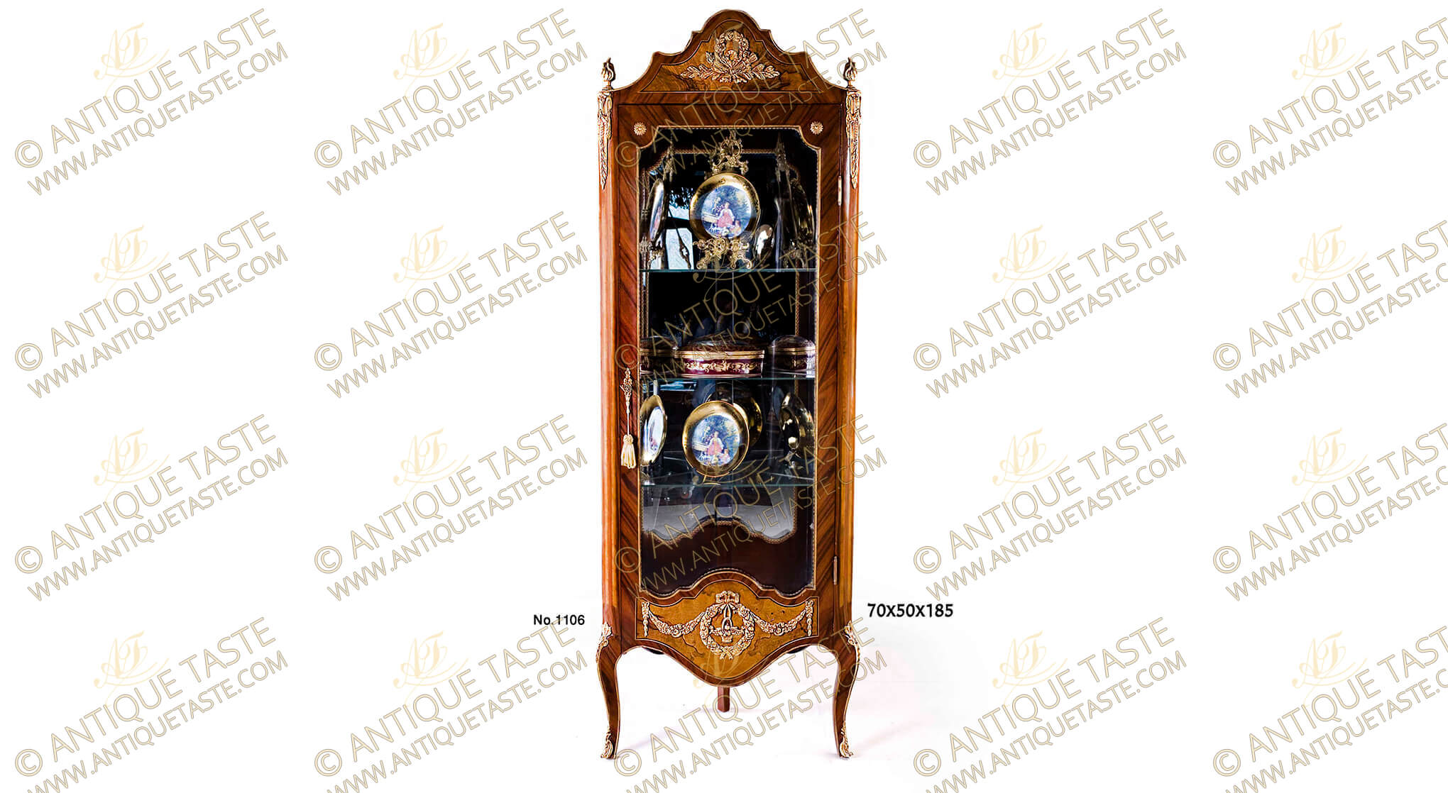 French Style Vitrine Glass Cabinet And Corner Furniture Reproductions