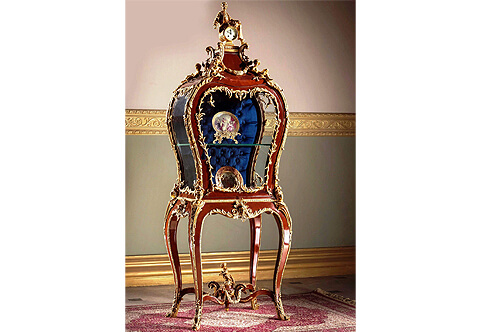 Louis XV St. ormolu mounted Vitrine after the model by François Linke and Léon Messagé